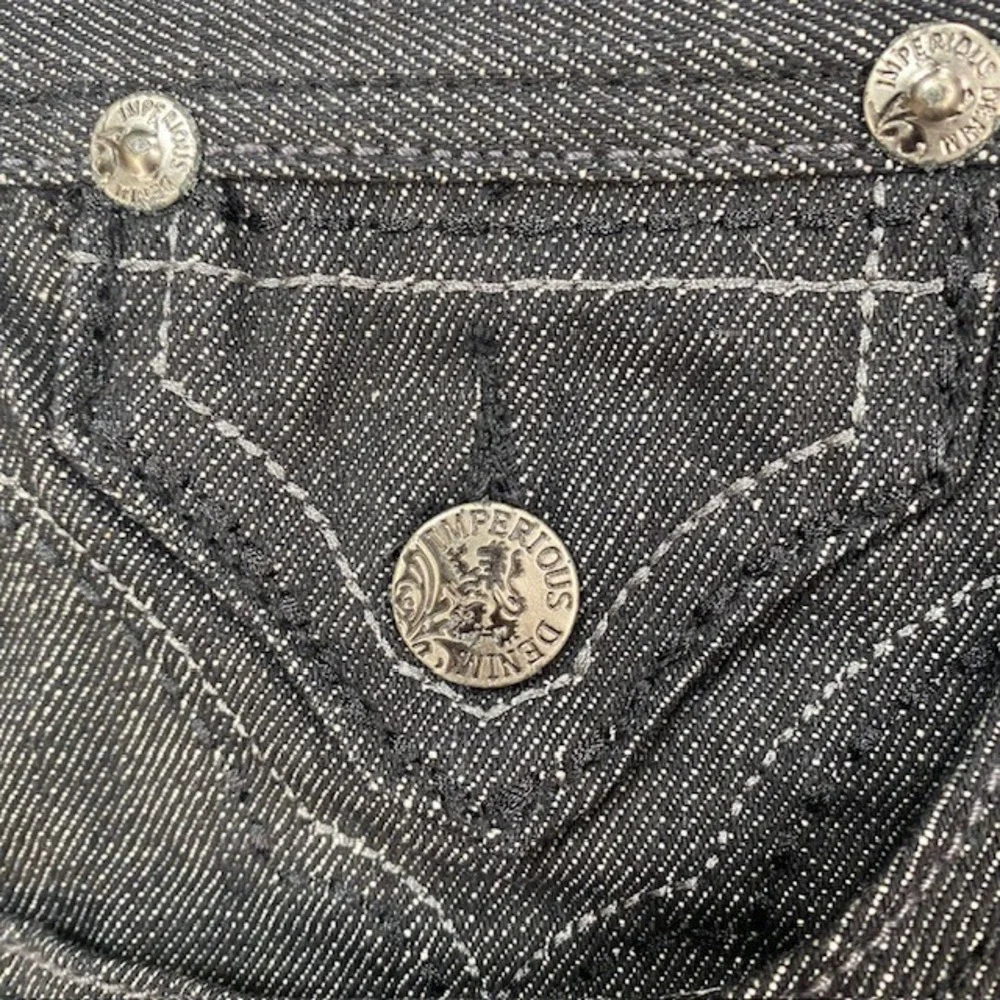 Imperious Trading Men's Black Denim‎ Jeans W30 L32 Straight Leg Style 11245